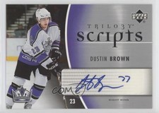 2006-07 Upper Deck Trilogy Scripts Dustin Brown #TS-BR Auto