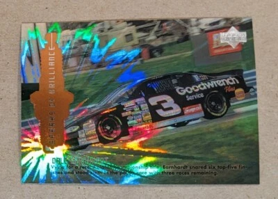 1998 UPPER DECK VICTORY CIRCLE SPARKS OF BRILLIANCE #SB3 DALE EARNHARDT  - Image 1 of 2