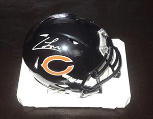 COLSTON LOVELAND "CHICAGO BEARS" NFL TIGHTEND SIGNIERTER MINIHELM * COA 3W058102 - Bild 1 von 4