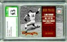 2012 Panini Cooperstown Jim Bunning High Praise CSG 9.5