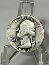 1943-S  Washington Silver Quarter  Nice Circulated Condition # WX-63