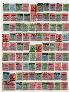 Deutsches Reich - Lot Infla o - Aufdrucke - undurchsucht - KW 180,-- ( 32712 ) - Picture 1 of 1