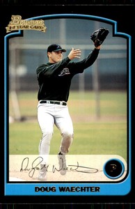 2003 Bowman 1st Year Card Doug Waechter Rookie Tampa Bay Devil Rays #320