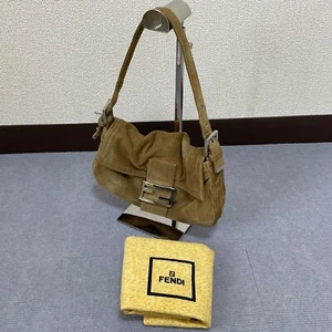 Fendi Mamma Bucket Corduroy Cotton Shoulder Bag One Shoulder - Picture 1 of 23