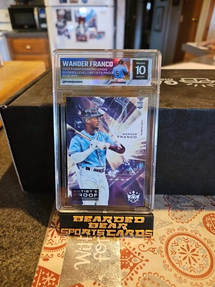 2022 Panini Diamond Kings - Rookies I Artist Proof Blue #95 Wander Franco (RC) - Image 1 of 1