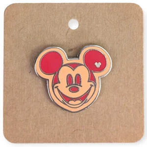 Mickey Mouse Disney Pin: Colorful Classic Orange Face - Picture 1 of 4