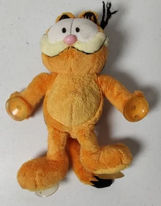 Ventosa finestra peluche 9" TY Beanie Babies Garfield 2006 - Foto 1 di 7