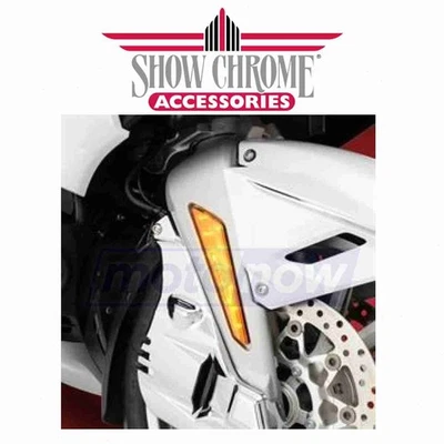 Show Chrome Lens Marker Light Set for 2018-2019 Honda GL1800 Gold Wing xz Foto 1 de 4