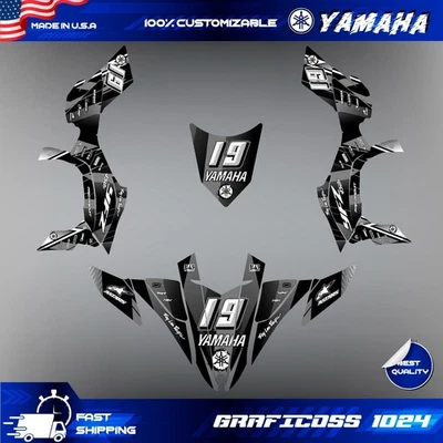 Kit Gráficos para YAMAHA YFZ 450R 2009 2010 2011 2012-2013 Kit Gráficos Pegatinas Foto 1 de 4