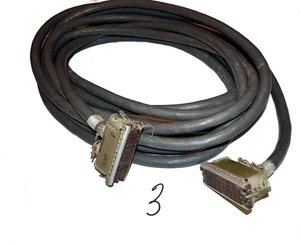 Vintage Multicore Black Copper Cable Connector 8m 40pin Mainframe USSR 1970s NEW - Picture 1 of 6
