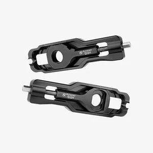 Bonamici Black Aluminium Chain Adjuster to fit Aprilia Tuareg 660 2021-2025 - Picture 1 of 3