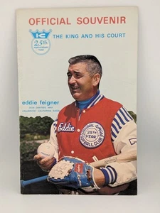 Vintage 1970s Softball Souvenir Program, Eddie Feigner Good Condition - Imagen 1 de 2