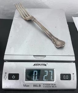 Vintage PAT 1895 Sterling Silver Dinner Fork 2.7 OZ - Picture 1 of 4