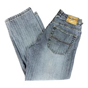 Pepe Jeans London Lot AA Mens 36x32 Construction Cert. Baggy Pants Y2K Hip Hop - Picture 1 of 12