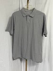 Neu mit Etikett Saddlebred graues Herren-Poloshirt Knöpfe Kragen Seitenschlitz Kurzarm M - Bild 1 von 13