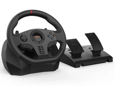 PXN V900 Gaming Steering Wheel with Pedals for PC PS4 PS3 Xbox One Switch - Image 1 of 4