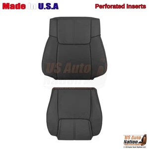 2008-2010 For Jeep Commander Limited Leather Front Driver Side Covers Dark Gray - Picture 1 of 11