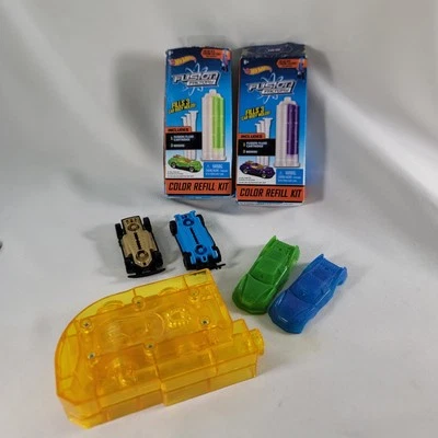 Hot Wheels Fusion заводской цвет заправочный комплект | зеленый/фиолетовый | лот | новый-OpenBox - Изображение 1 из 4