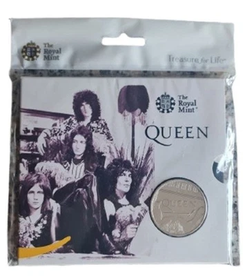 2020 Queen Band £5 Coin Five pound Uncirculated and limited edition - Image 1 of 4