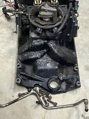 1998 Volvo Penta 5.0-5.7 SBC Aluminum Intake Manifold +Throttle Body,Ecm OEM - Image 1 of 4