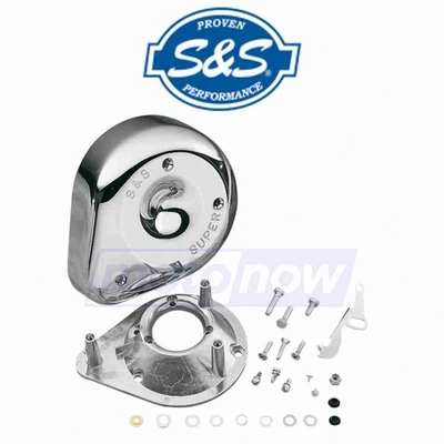 S&S Cycle Air Cleaner for E & G Series Carburetors for 1958-1964 Harley fv Foto 1 de 4