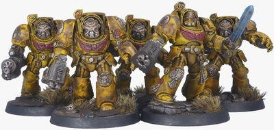 Warhammer 40K Imperial Fists Leviathan Terminators Squad Grimdark - Изображение 1 из 4