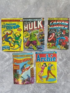 Mini cómics Bubble Funnies 1981 5/6 sellado: gorra Spidey Hulk SW Archie | Amurol - Imagen 1 de 11