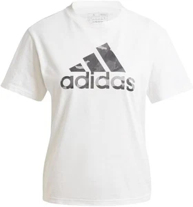 Adidas Damen Camo Graphic Tee T-Shirt (S, M, L, XL; weiß) - Bild 1 von 8