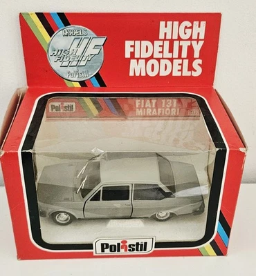 POLITOYS POLISTIL S633 FIAT 131 MIRAFIORI - 1/25 -  ORIGINAL - MINT BOX - Immagine 1 di 4