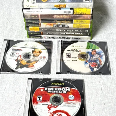 Xbox Mixed Game Lot of 11 Prince of Persia ×2, Splinter Cell, Battlefield + - Image 1 of 4