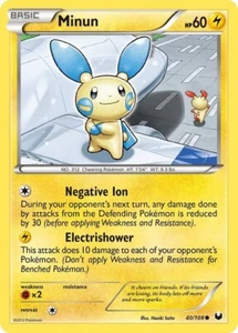 Minun - 40/108 - Common - Reverse Holo LP TCG Pokémon - Picture 1 of 1