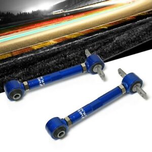 Megan Racing Blue Rear Camber Control Arms For 92-96 Lancer EVO/93-01 Mirage