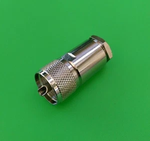 (5 PCS) UHF Male PL259 Clamp RG58 RG58U RG142 LMR195 RG400 cable - USA Seller - Picture 1 of 4