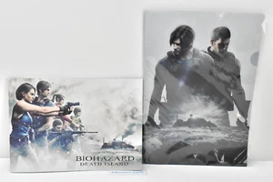 Resident Evil Biohazard Death Island movie booklet & clear file holder CAPCOM - Picture 1 of 22