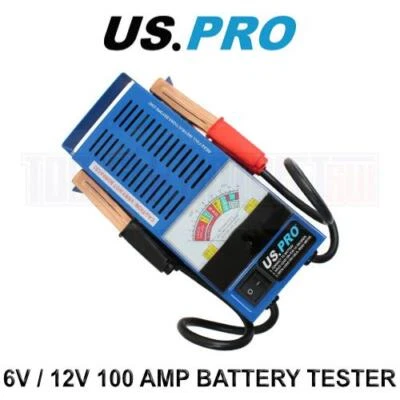 US PRO 6v-12v 100 Amp Battery Load & Charging System Tester - Battery Test 7015 - Image 1 of 4
