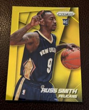2014-15 Panini Prizm Russ Smith Gold Prizm Rookie Card NM /10 Louisville