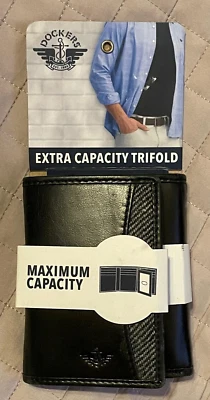 BRAND NEW! Men's Dockers® RFID-Blocking Extra-Capacity Trifold Wallet - Image 1 of 4