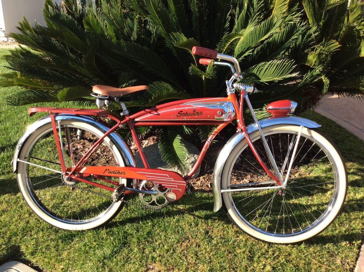 SCHWINN 1954 BOYS 26 PANTHER NICE ORIGINAL VINTAGE BICYCLE SCHWINN 1954 BOYS 26 PANTHER NICE ORIGINAL VINTAGE BICYCLE