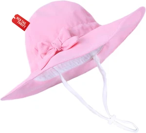 Baby Sun Hat Toddler Baby Girl Hats UPF 50+ Summer Kids Beach Wide Brim Bucket C - Picture 1 of 12