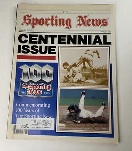 The Sporting News CENTENNIAL ISSUE April 1 1986 Newspaper TY COBB and PETE ROSE - Picture 1 of 3