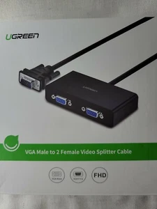 Ugreen Vga Male To Female Video Splitter Cable - Picture 1 of 6