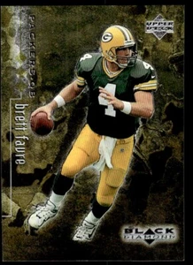 1998 Upper Deck Black Diamond Rookie Edition Triple Brett Favre 1280/1500 Green - Picture 1 of 2