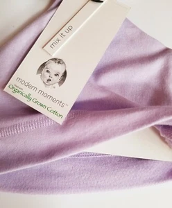 NEWBORN Hat Modern Moments BABY GIRL'S CAP Lilac Organic Cotton BNWT - Picture 1 of 6
