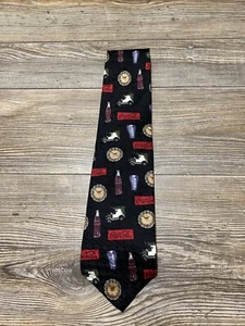 Mens Neck Tie Coke Coca Cola USA Classic Necktie Cars & Clocks Collectible Soda - Picture 1 of 6