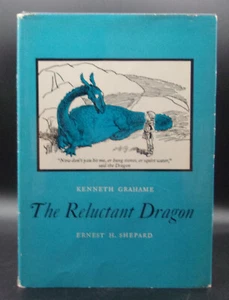 Kenneth Grahame RELUCTANT DRAGON 1966 Hardcover DJ Ernest H Shepard Art Children - Picture 1 of 4