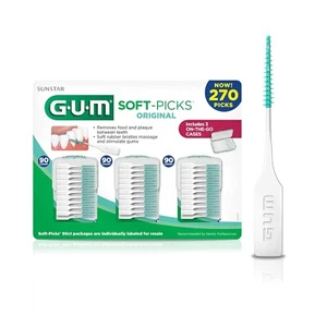 270er Pack GUM Soft-Picks Original entfernt Lebensmittel & Plaque von den Zähnen, weiche Borsten - Bild 1 von 8