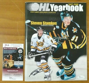 Steven Stamkos Signed OHL Yearbook Hockey Magazine 2007-2008 with JSA COA - Picture 1 of 3