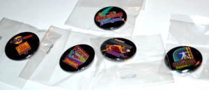 Disney Disneyland 1998 & 1999 Attraction & Restaurant 1" Button Pin Set VHTF - Picture 1 of 7