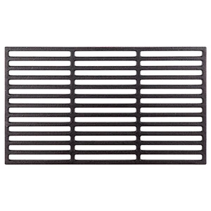 Grillrost Gusseisen eckig 45x26 cm emailliert Grillgitter Gussrost, Grillauflage - Bild 1 von 2