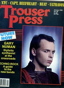 Trouser Press Magazine; #58, January 81  Gary Numan, Ultravox, Capt Beefheart - Picture 1 of 2
